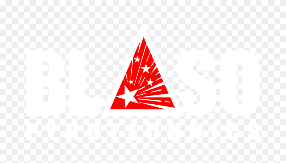 Blaso Pyrotechnics Blaso Pyrotechnics Fireworks And Special, Triangle, Logo, Smoke Pipe Png Image