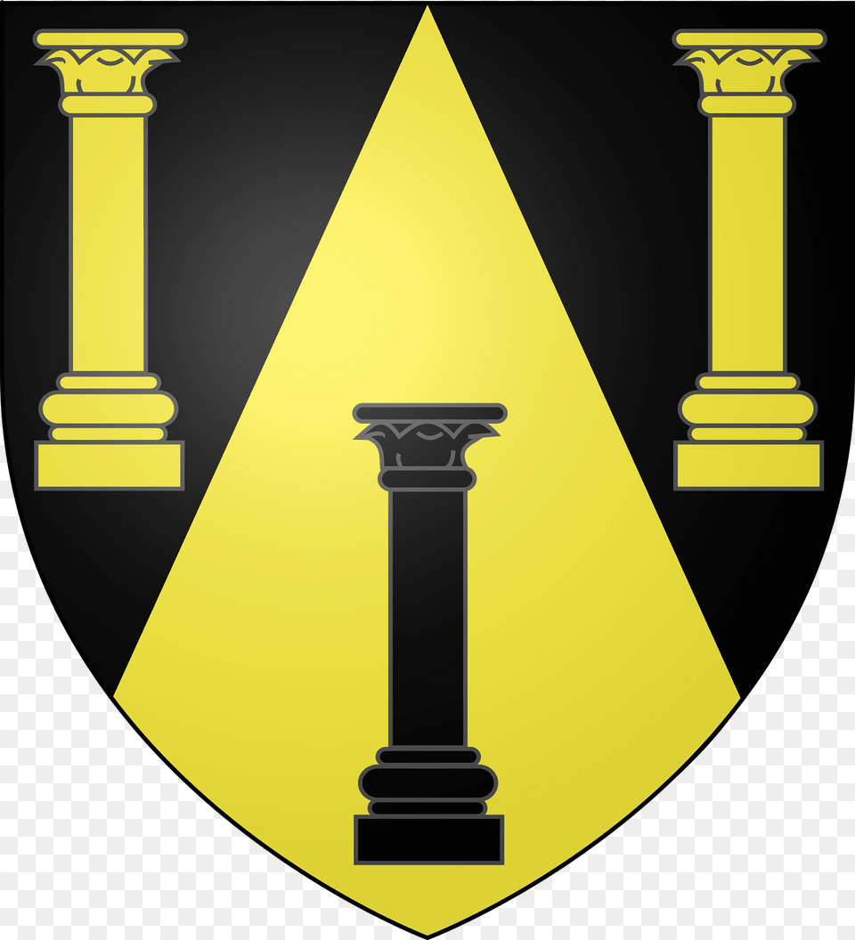 Blason Areines41 Clipart, Architecture, Pillar Png Image