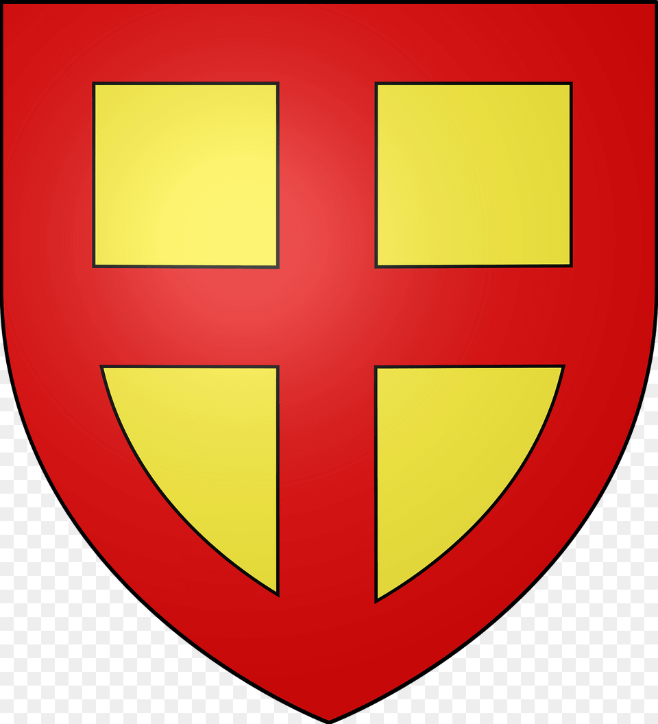 Blason Bernard Othon De Niort Clipart, Armor, Shield, Cross, Symbol Png Image