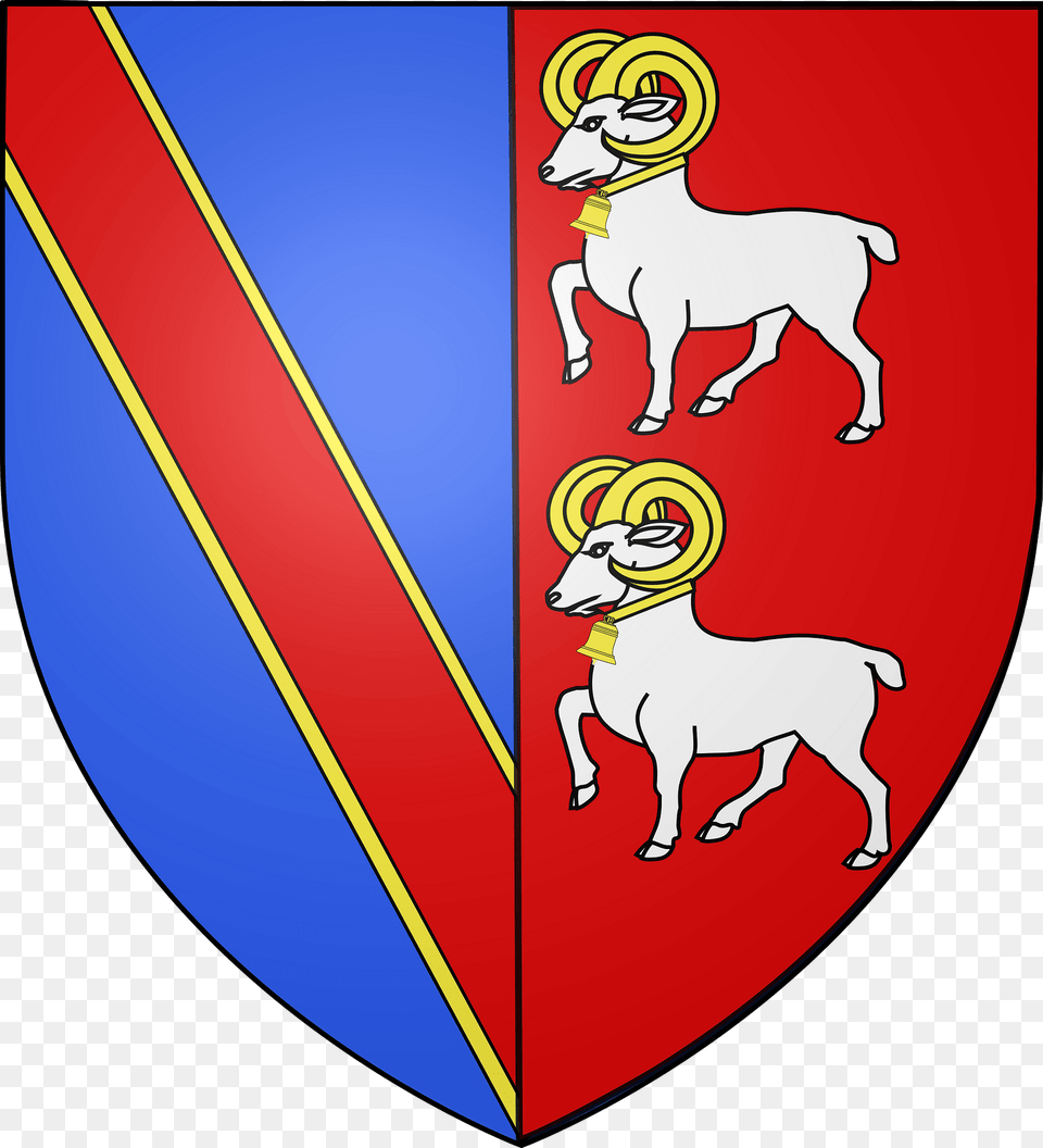 Blason Bertran De Balanda Clipart, Armor, Shield, Animal, Cattle Free Png