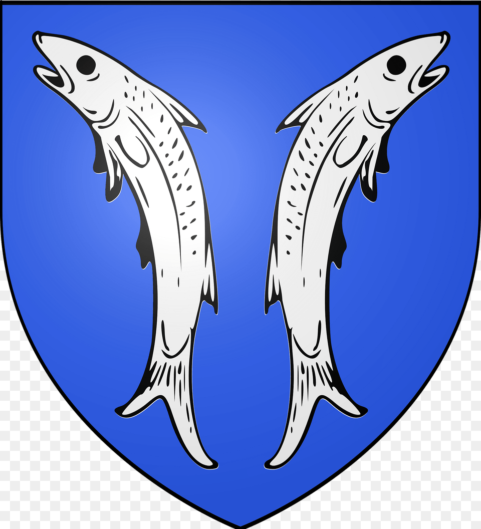 Blason Boersch Clipart, Animal, Fish, Sea Life, Shark Png