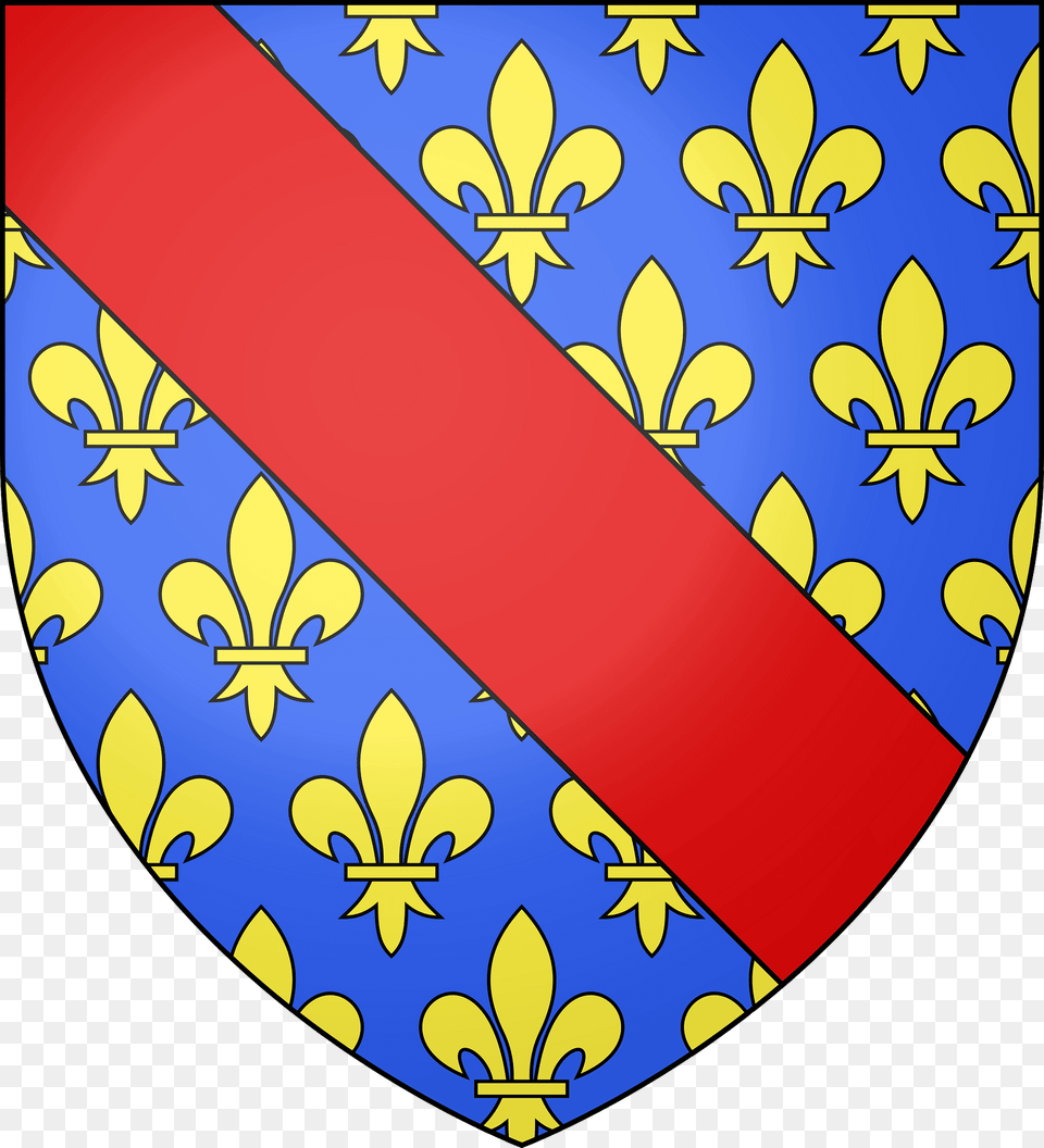 Blason Comte Fr Clermont Bourbon Clipart, Armor, Shield Png