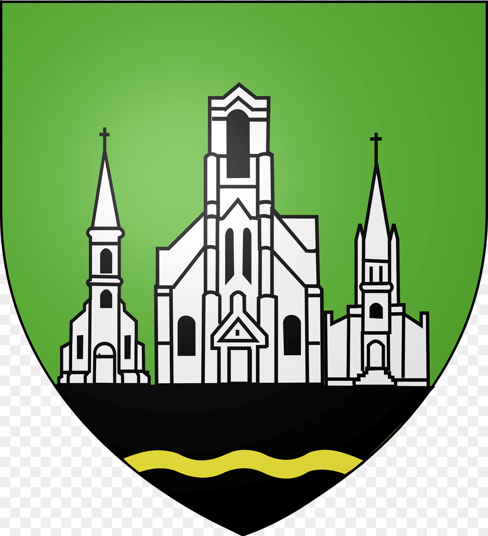 Blason Corcou Sur Logne44 Clipart, Architecture, Building, Cathedral, Church Free Png