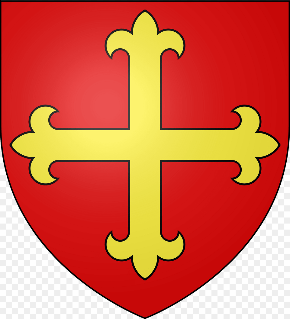 Blason D39un Ecclesiastique Parisien De Neuilly Clipart, Cross, Symbol Free Png