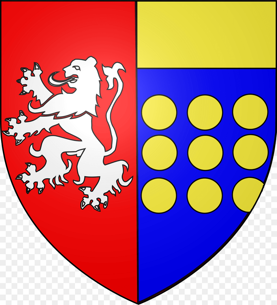 Blason De Bruyres De Melun Clipart, Armor, Shield, Animal, Bear Free Png Download