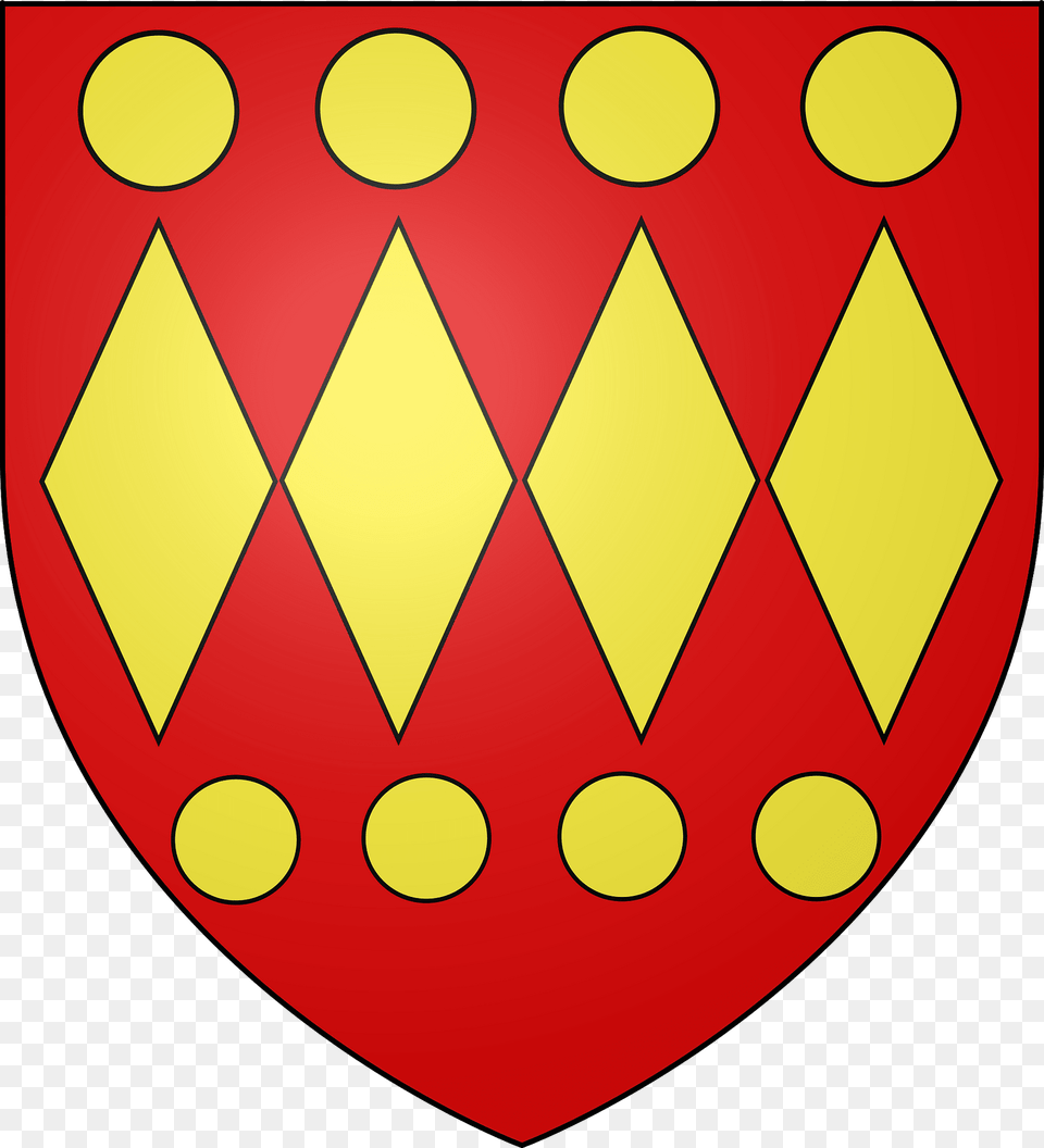 Blason De La Famille De Chevign Clipart, Armor, Shield Png