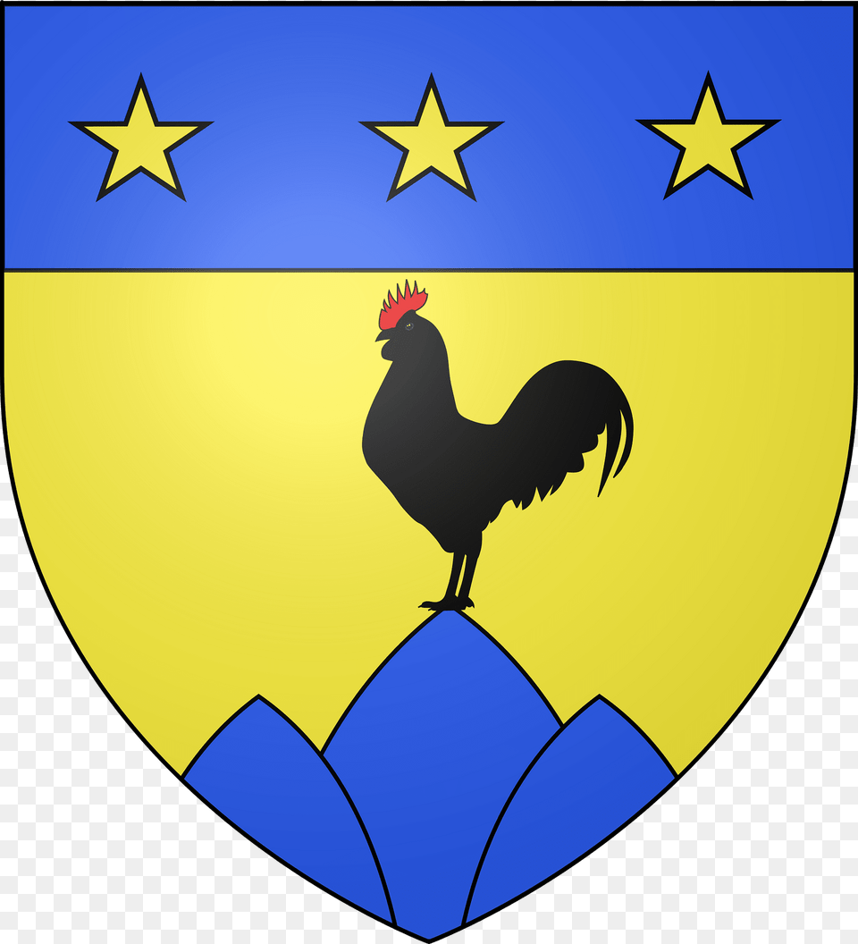 Blason De La Famille De Gaudemaris Clipart, Animal, Bird, Chicken, Fowl Free Png