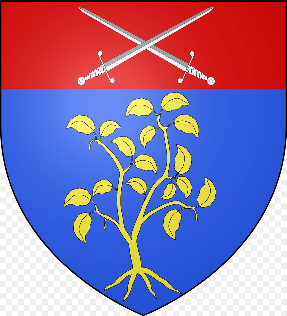 Blason De La Famille Dugas Vialis Clipart, Sword, Weapon, Armor, Shield Free Transparent Png