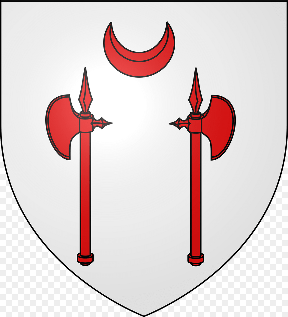 Blason De La Famille Mah De Berdouar Clipart, Armor, Axe, Device, Tool Free Transparent Png