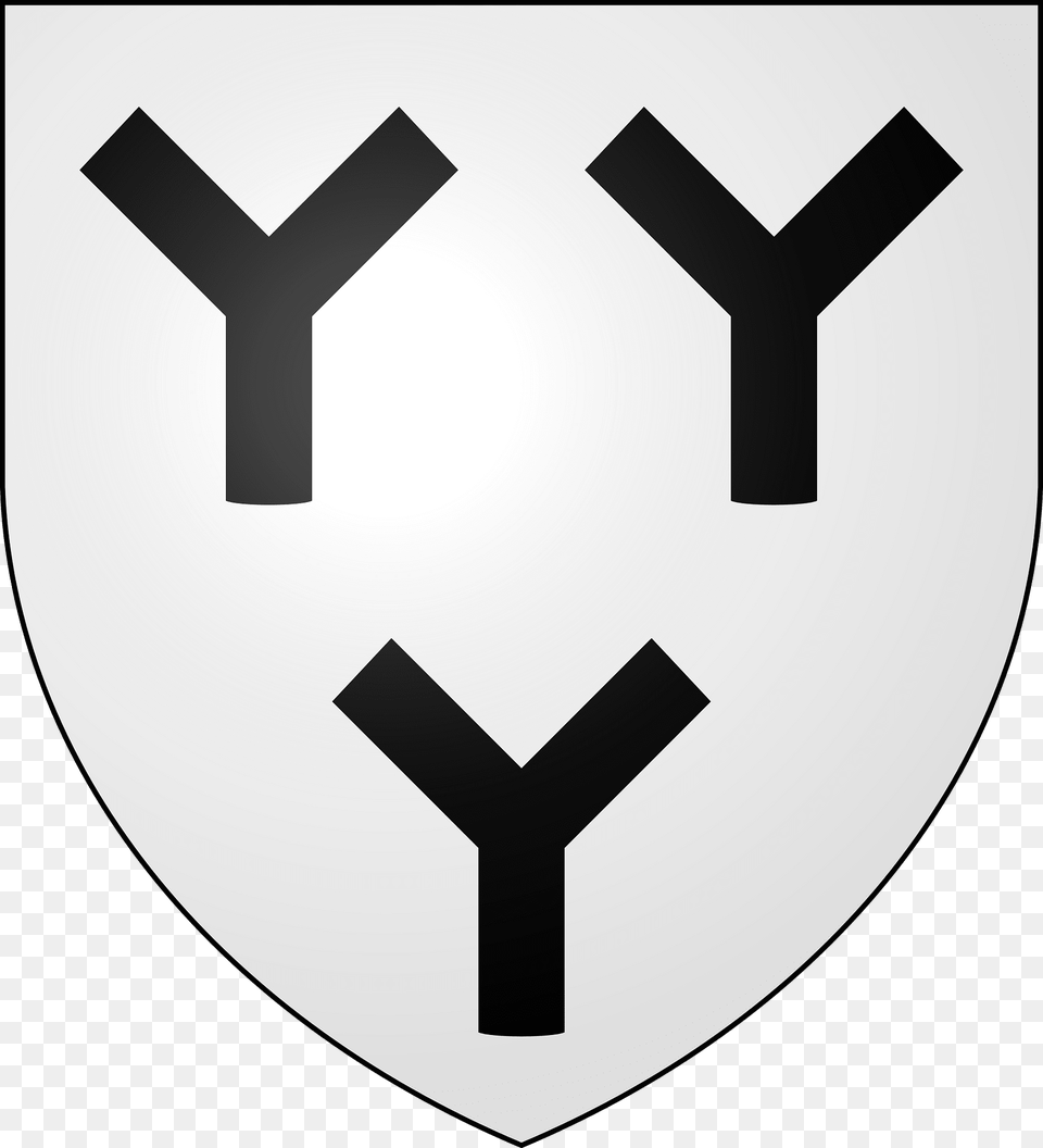 Blason De La Ville D39ainay Le Chateau 03 Clipart, Armor, Cross, Symbol, Shield Png Image