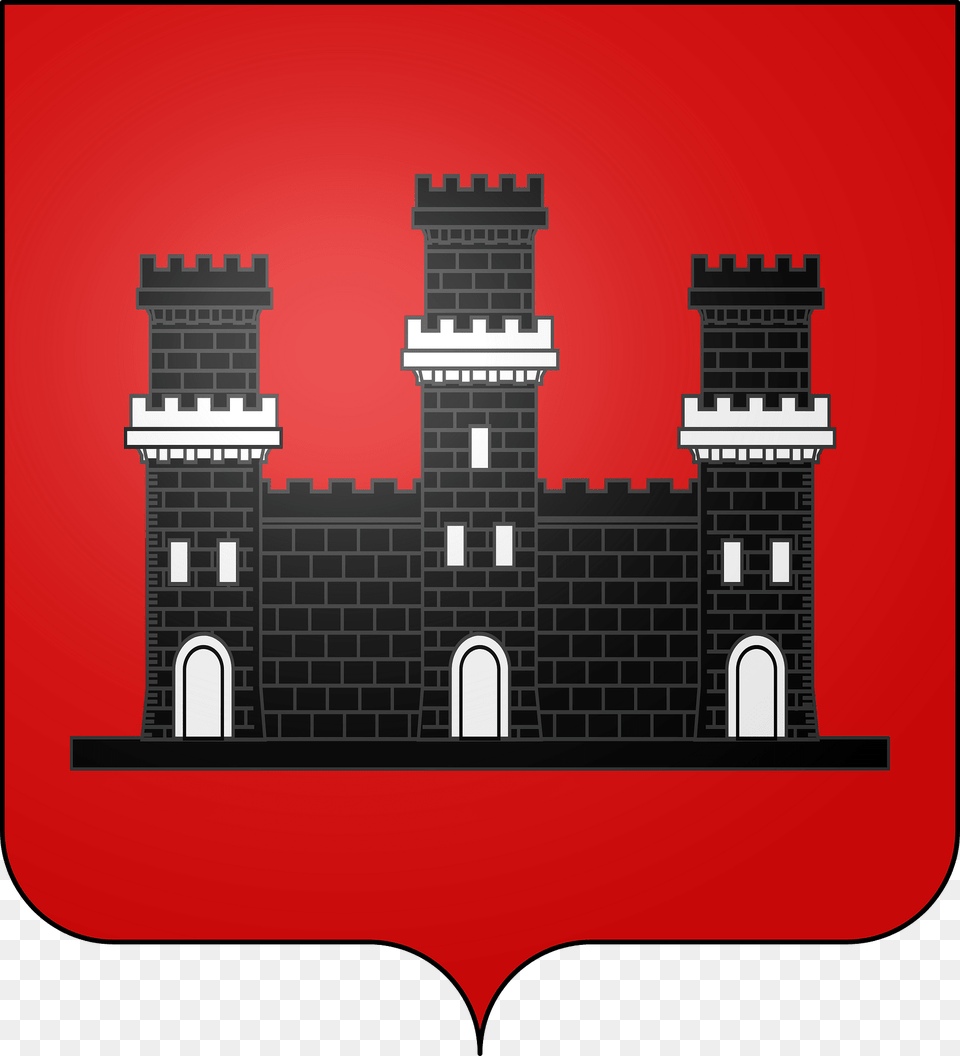 Blason De La Ville D39ansost Hautes Pyrnes Clipart, Architecture, Building, Castle, Fortress Png