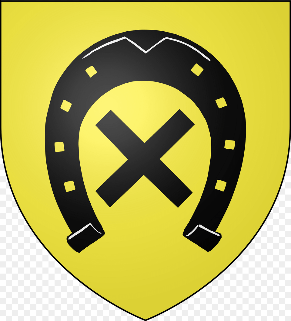 Blason De La Ville D39issenheim 68 Clipart, Symbol, Horseshoe, Clothing, Hardhat Png