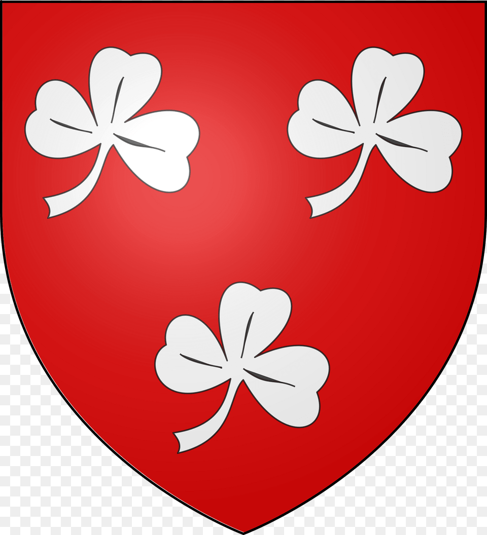 Blason De La Ville De 36 Clipart, Armor, Flower, Plant, Shield Png Image