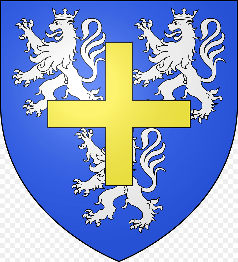 Blason De La Ville De Alzing Moselle Clipart, Cross, Symbol, Armor Png Image