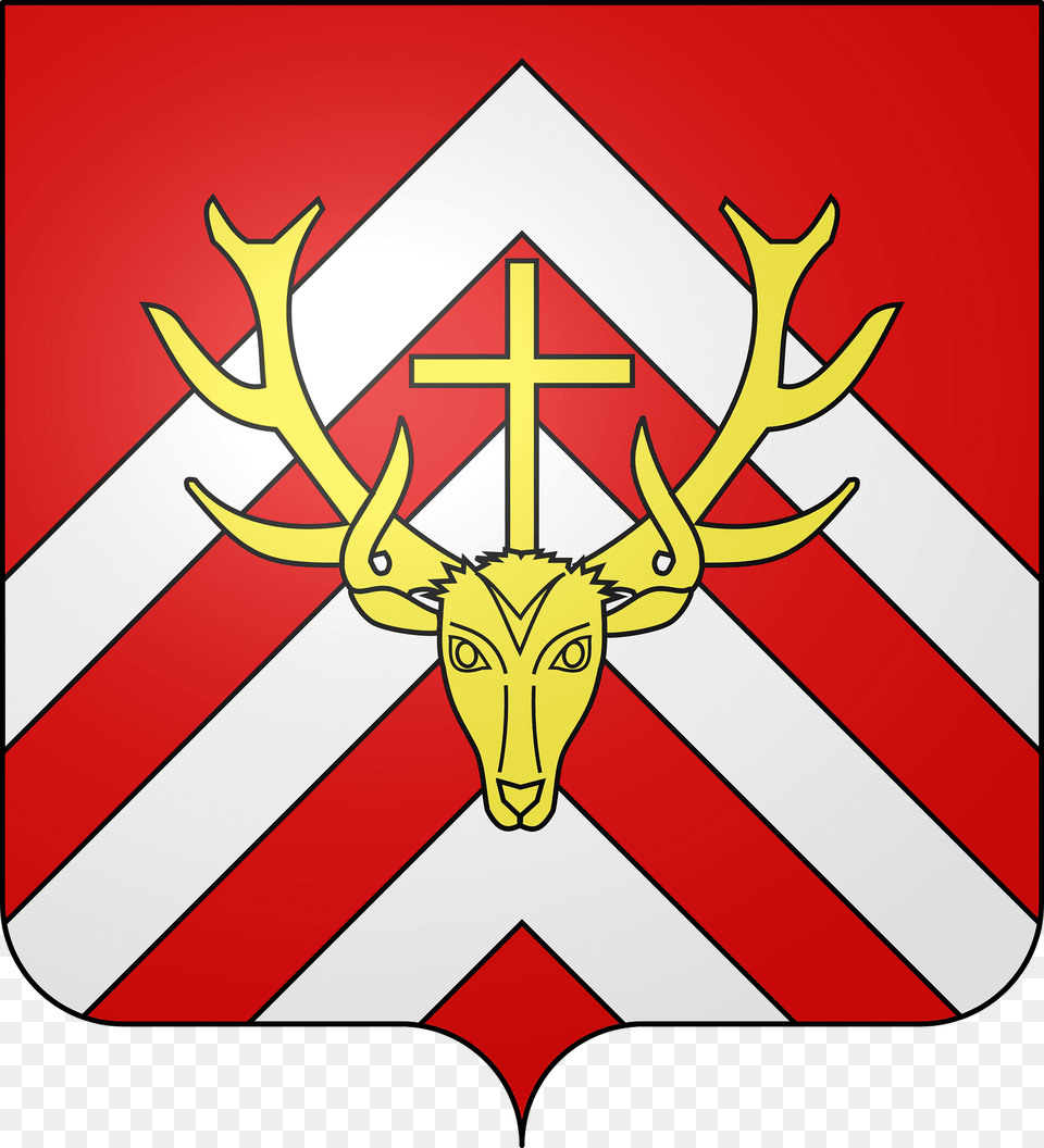 Blason De La Ville De Bannay Moselle Clipart, Animal, Deer, Mammal, Wildlife Free Transparent Png