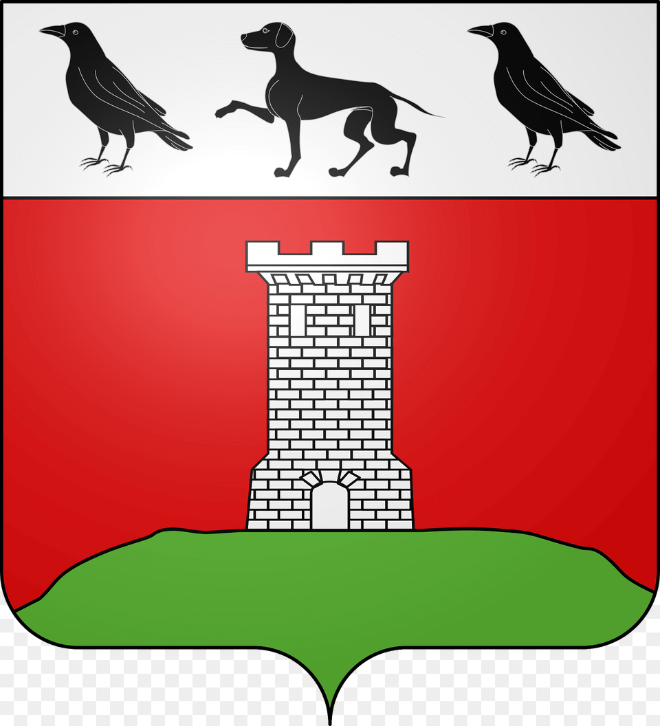 Blason De La Ville De Berbrust Lias Hautes Pyrnes Clipart, Animal, Bird, Canine, Dog Free Png