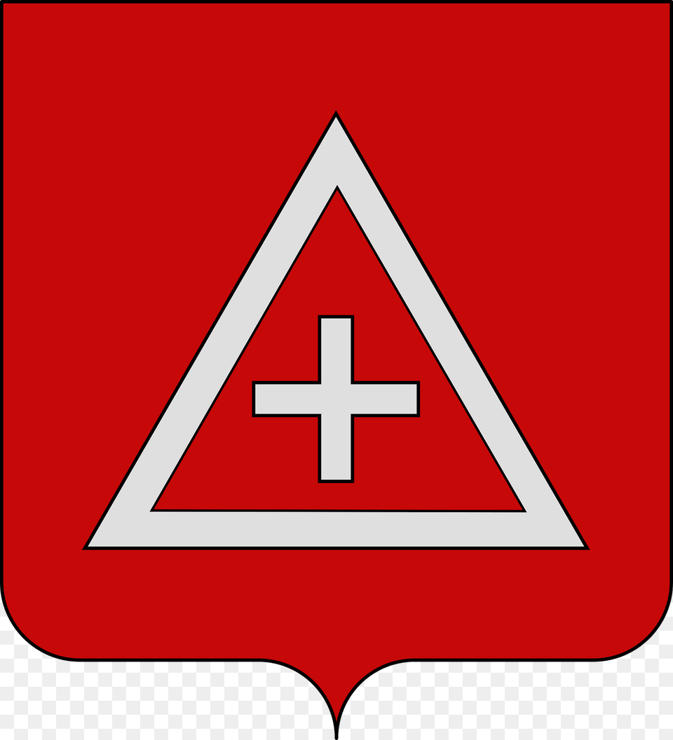 Blason De La Ville De Bergholtzzell 68 Clipart, Sign, Symbol, First Aid, Triangle Free Transparent Png