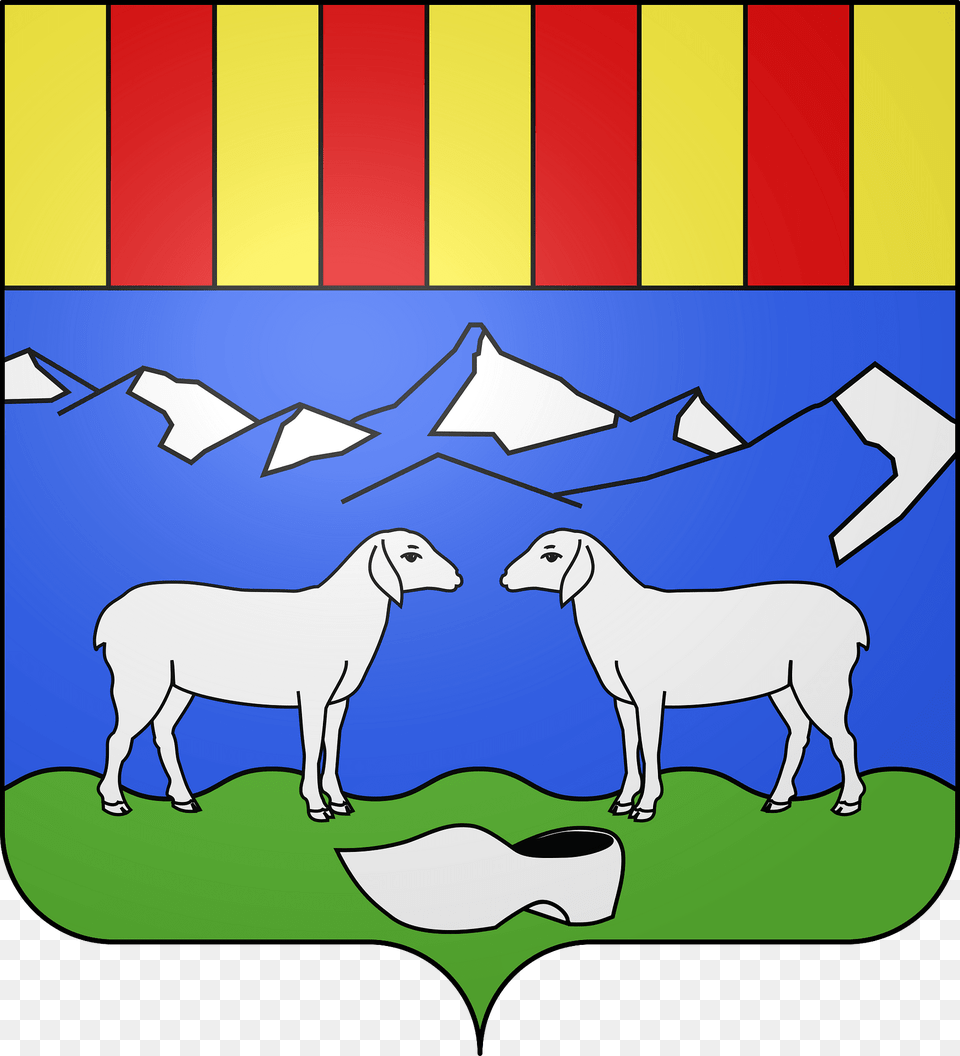 Blason De La Ville De Beyrde Jumet Hautes Pyrnes Clipart, Animal, Cattle, Cow, Livestock Free Png Download