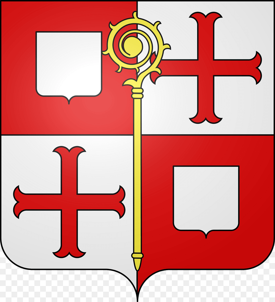 Blason De La Ville De Beyren Ls Sierck Moselle Clipart, Cross, Symbol, Armor Png