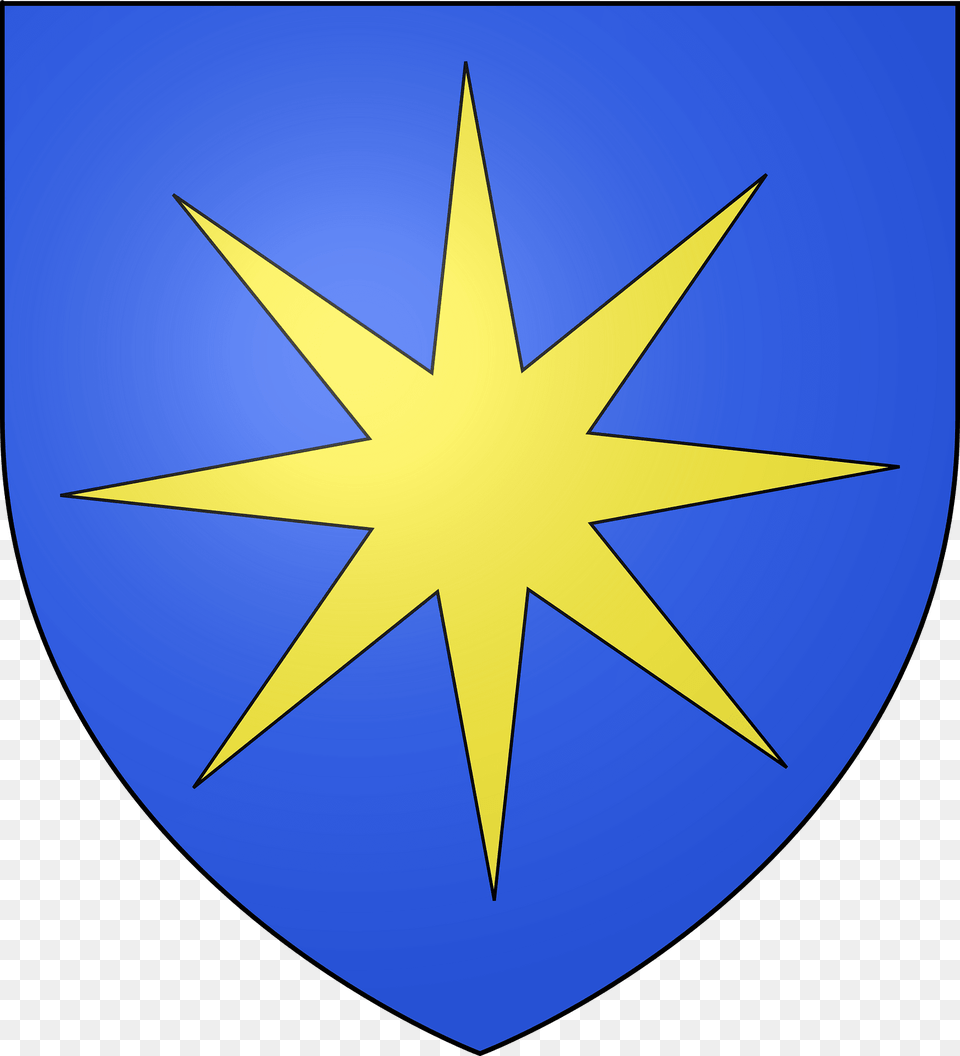 Blason De La Ville De Biederthal 68 Clipart, Symbol, Star Symbol Free Png