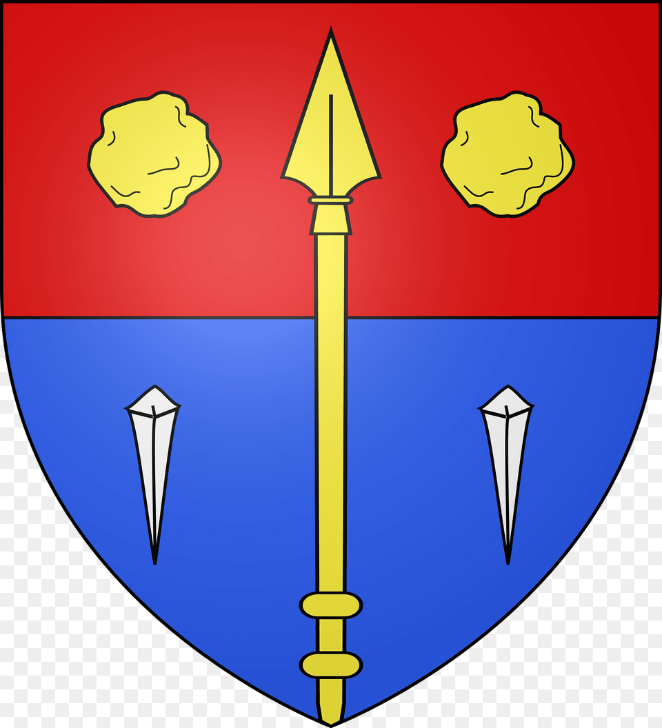 Blason De La Ville De Bistroff Moselle Clipart, Weapon Free Png Download