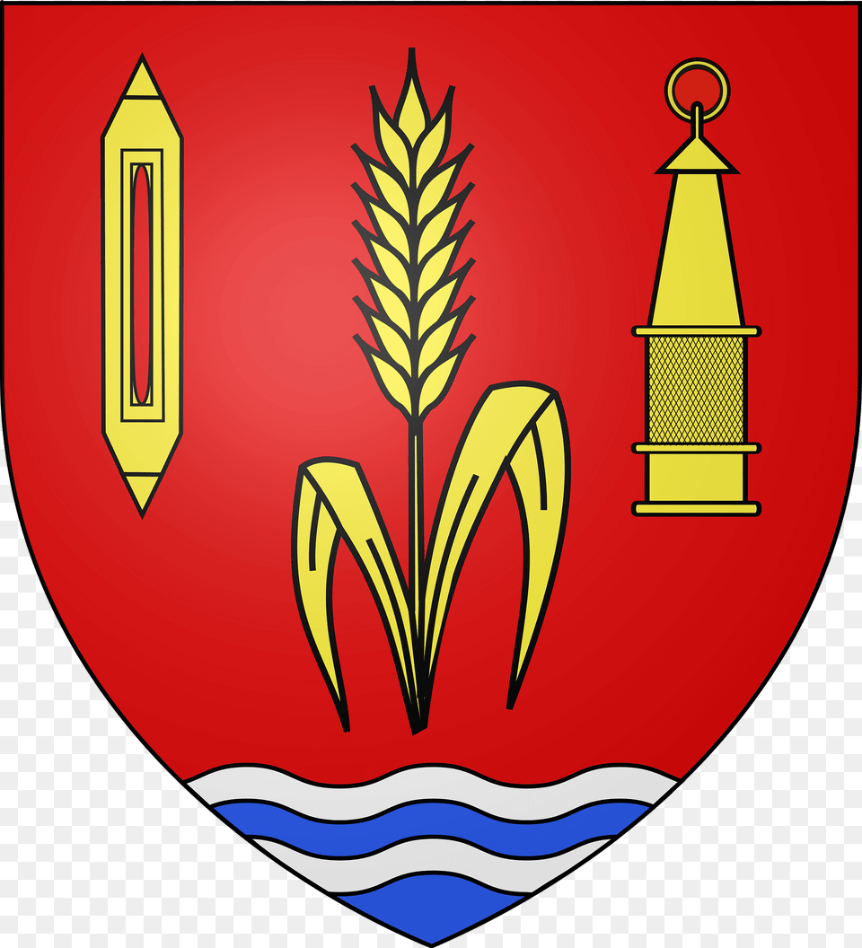 Blason De La Ville De Bourbach Le Bas 68 Clipart, Armor, Shield Free Png