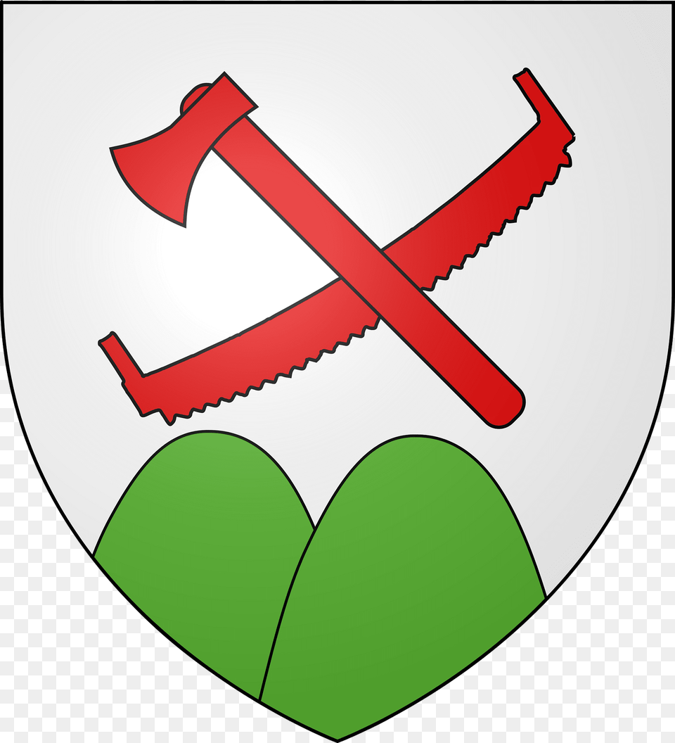 Blason De La Ville De Bourbach Le Haut 68 Clipart, Weapon Free Png