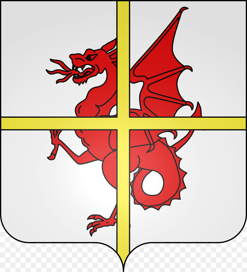 Blason De La Ville De Bretigny 21 Clipart, Dragon Free Transparent Png