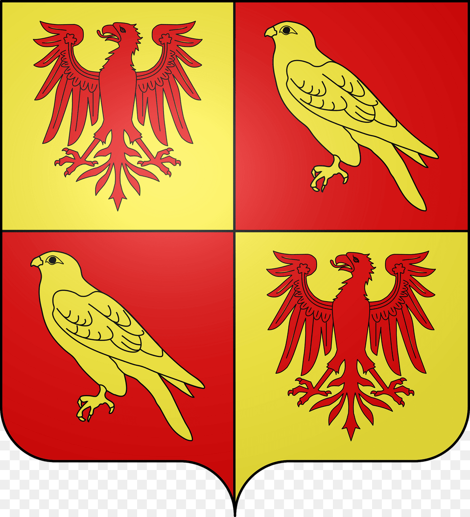 Blason De La Ville De Budling Moselle Clipart, Animal, Bird, Chicken, Fowl Free Transparent Png