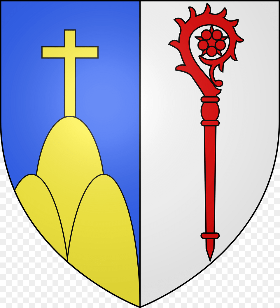 Blason De La Ville De Burtoncourt Moselle Clipart, Cross, Symbol, Armor Free Png