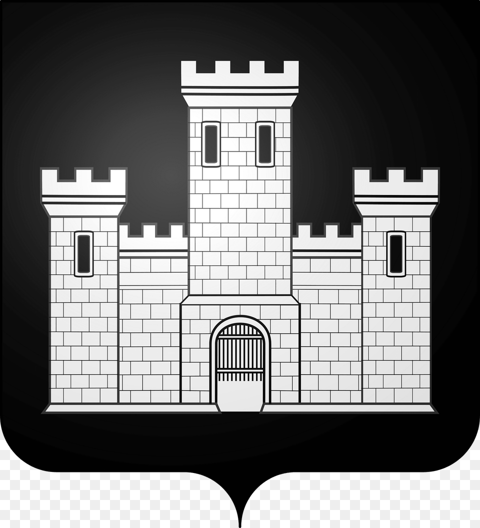 Blason De La Ville De Castelnau Montratier Lot Clipart, Arch, Architecture, Building, Castle Png Image