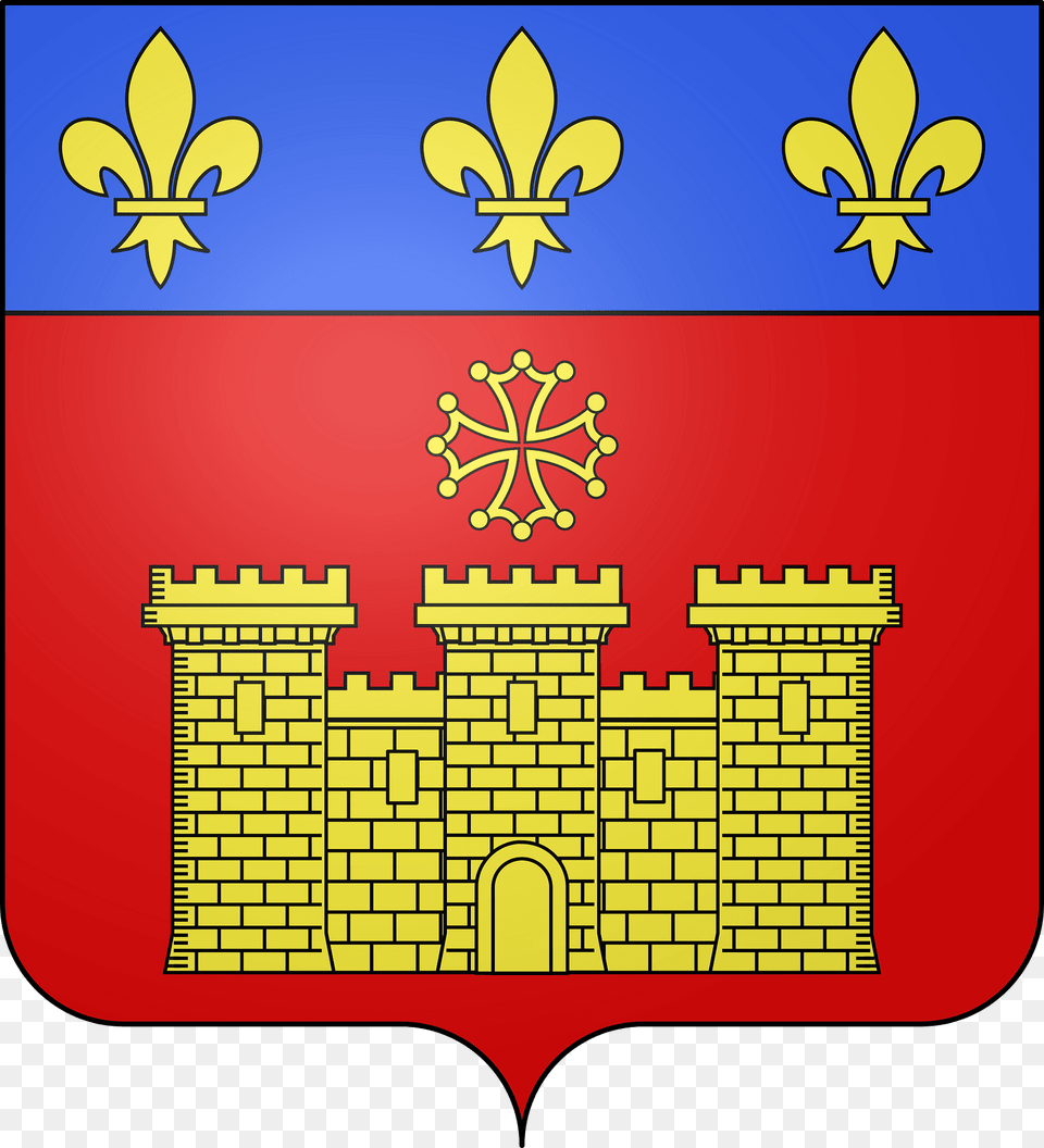 Blason De La Ville De Caylus Tarn Et Garonne Clipart, Emblem, Symbol Free Png