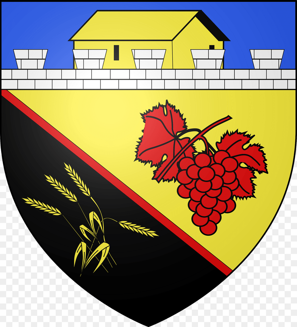 Blason De La Ville De Champvallon 89 Clipart, Armor, Shield Free Png