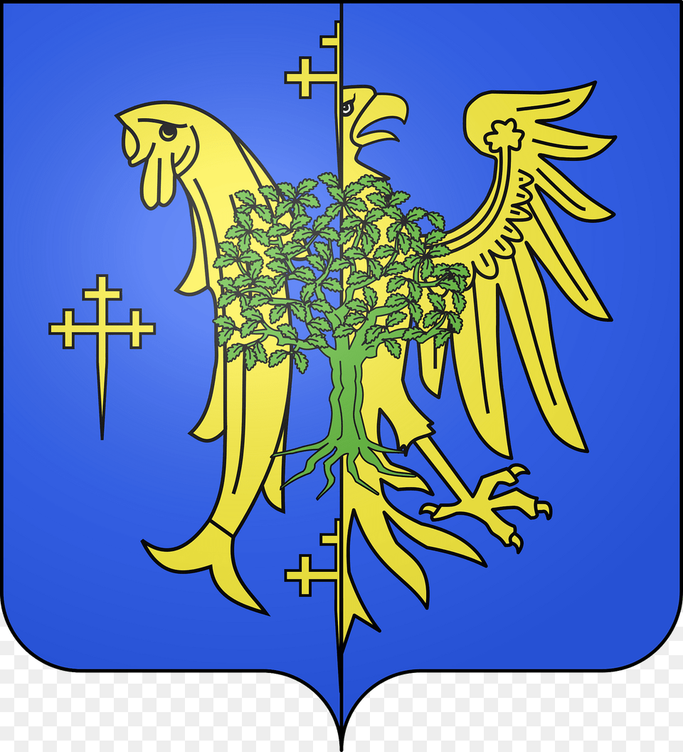 Blason De La Ville De Chenois Moselle Clipart, Cross, Symbol Free Transparent Png