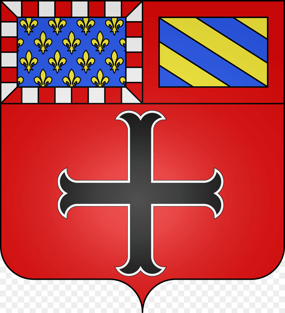 Blason De La Ville De Chenve 21 Clipart, Cross, Symbol, Armor, Blade Png