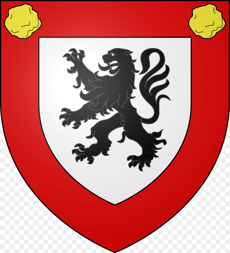 Blason De La Ville De Diebling Moselle Clipart, Armor, Shield, Animal, Dinosaur Free Png Download