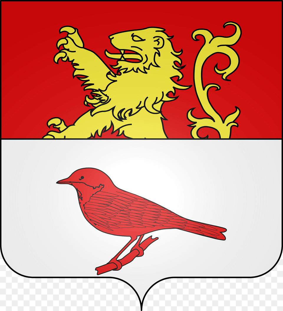 Blason De La Ville De Fauverney 21 Clipart, Animal, Bird, Baby, Person Png Image