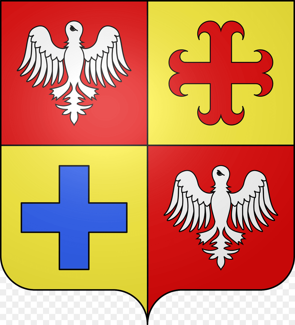 Blason De La Ville De Filstroff Moselle Clipart, Symbol, Animal, Bird, Emblem Png