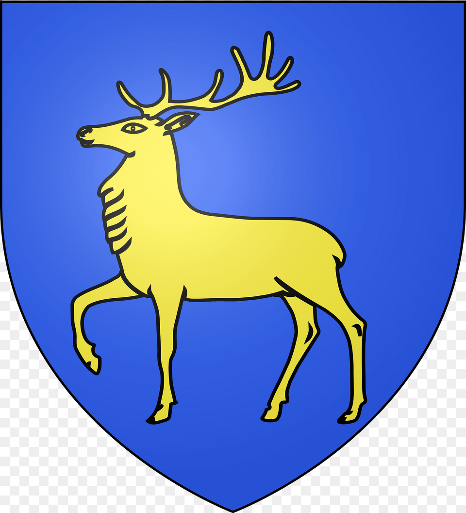 Blason De La Ville De Flaxlanden 68 Clipart, Animal, Deer, Mammal, Wildlife Png