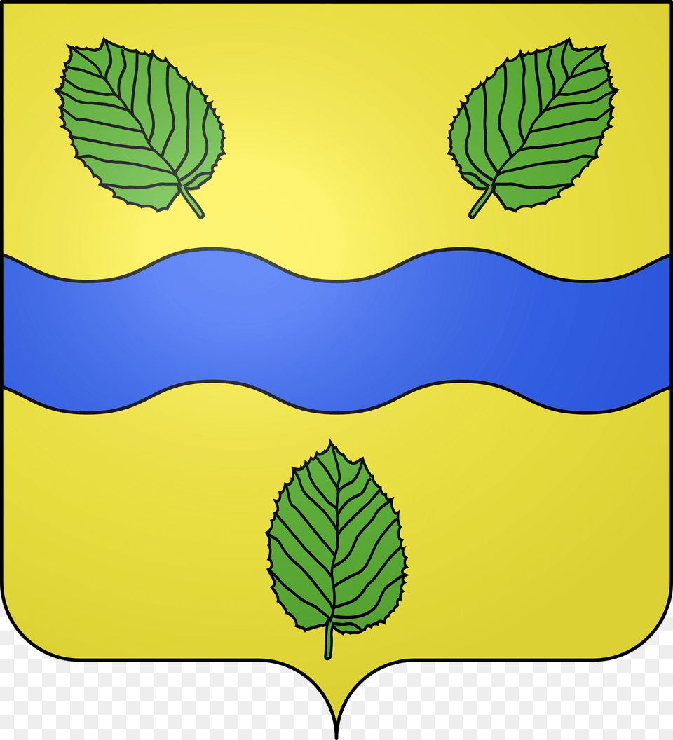 Blason De La Ville De Fonteny Moselle Clipart, Leaf, Plant Free Transparent Png