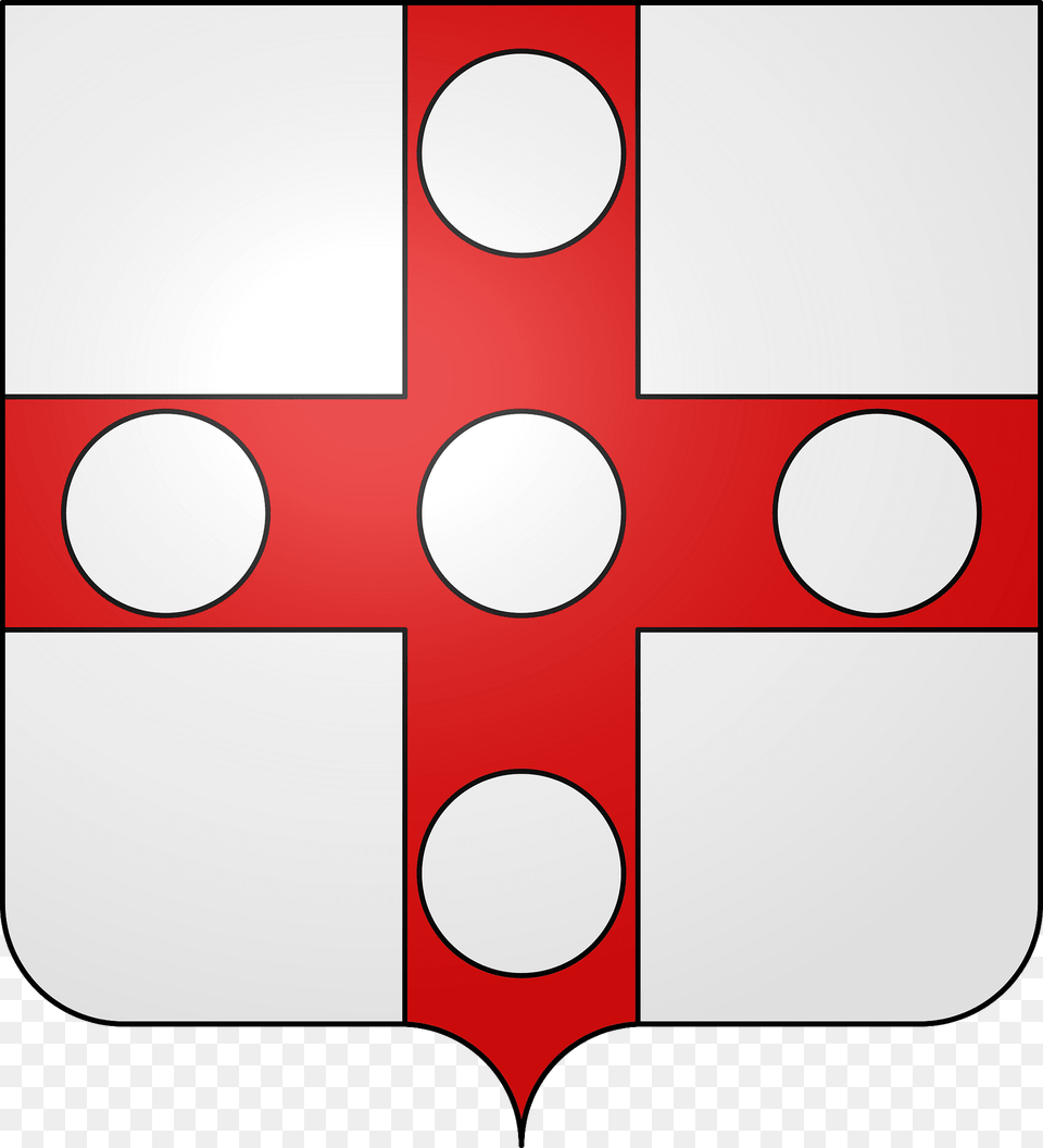 Blason De La Ville De Fressac 30 Clipart, Cross, Symbol Png Image