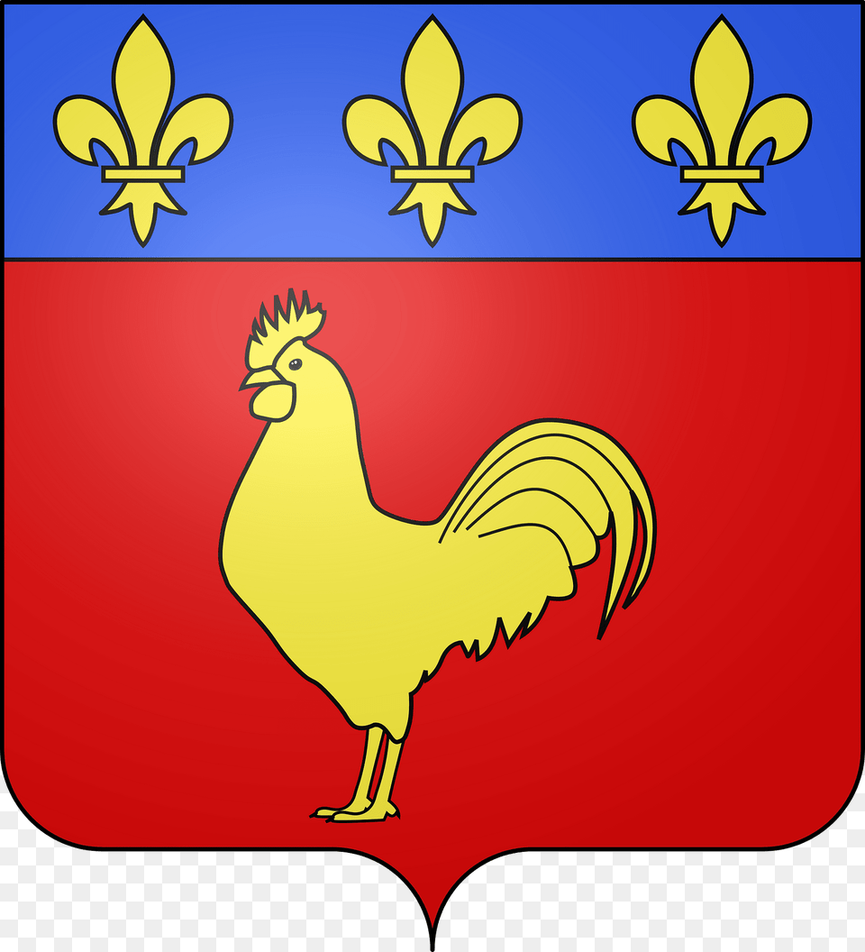 Blason De La Ville De Gallargues Le Montueux 30 Clipart, Animal, Bird, Chicken, Fowl Png