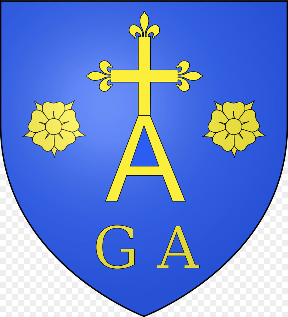 Blason De La Ville De Gardanne 13 Clipart, Armor, Cross, Symbol Png