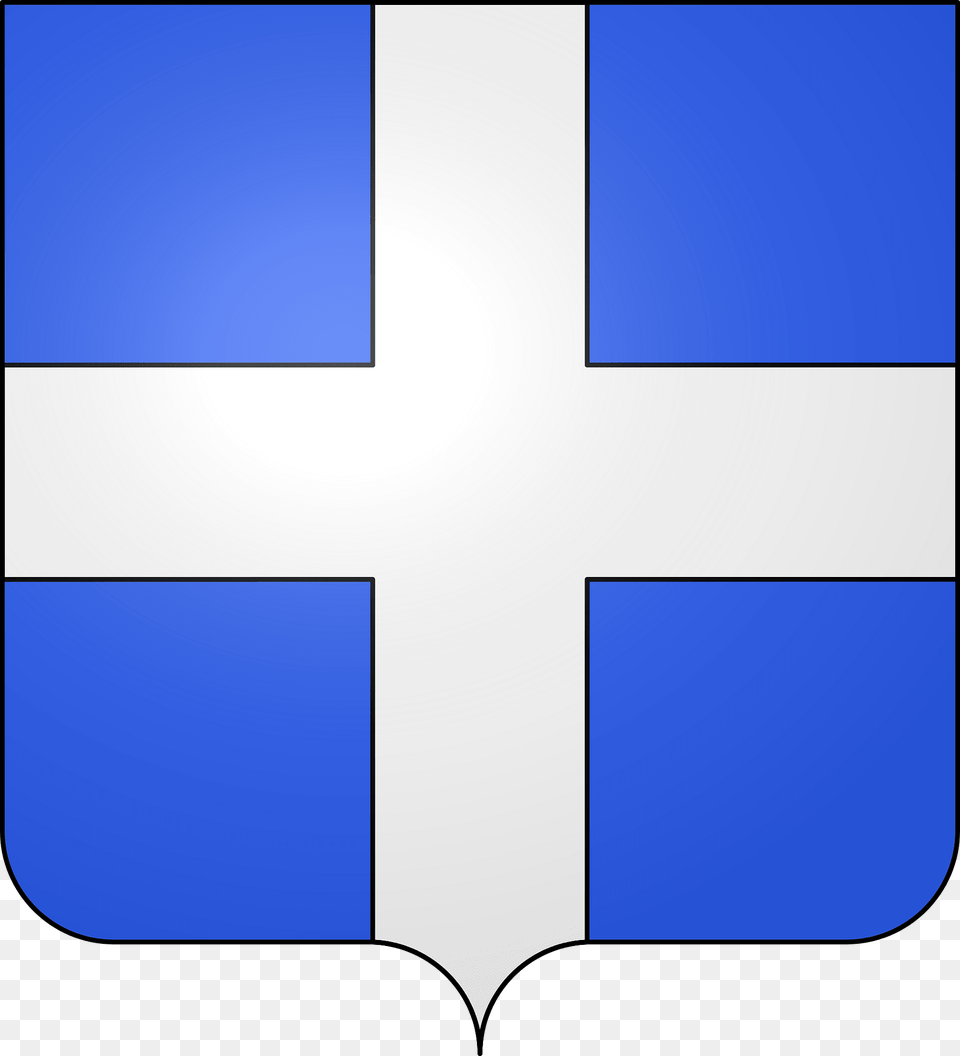 Blason De La Ville De Gaudent Hautes Pyrnes Clipart, Armor, Cross, Symbol Png