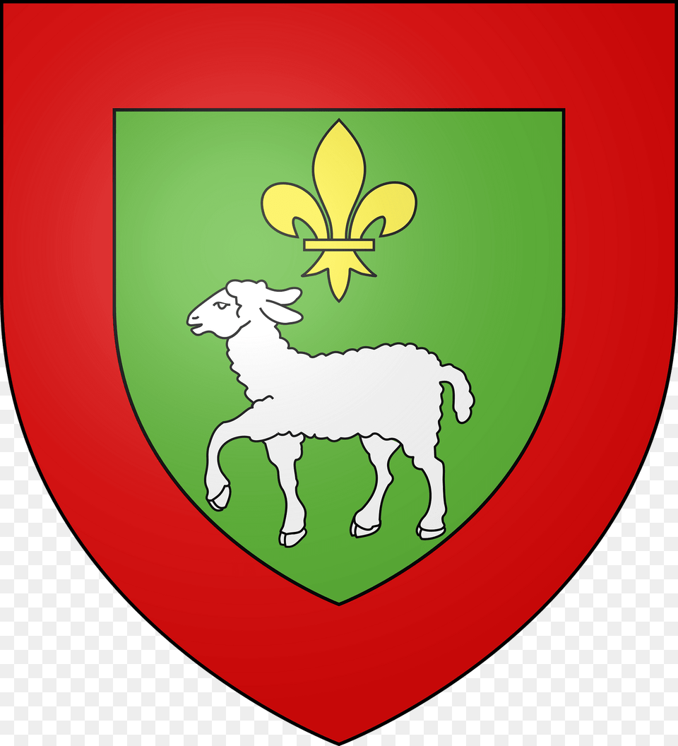 Blason De La Ville De Hommert Moselle Clipart, Armor, Animal, Livestock, Mammal Png