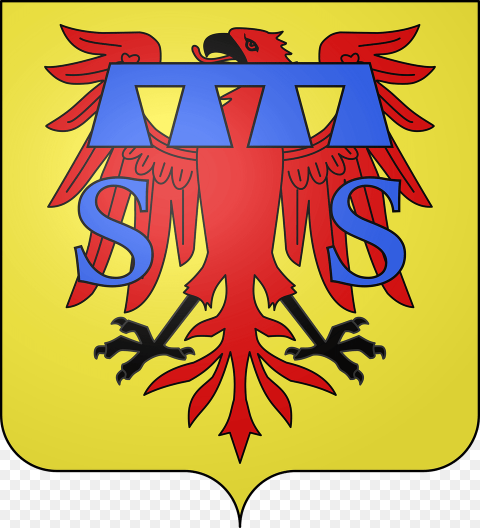 Blason De La Ville De Hunting Moselle Clipart, Emblem, Symbol Free Png