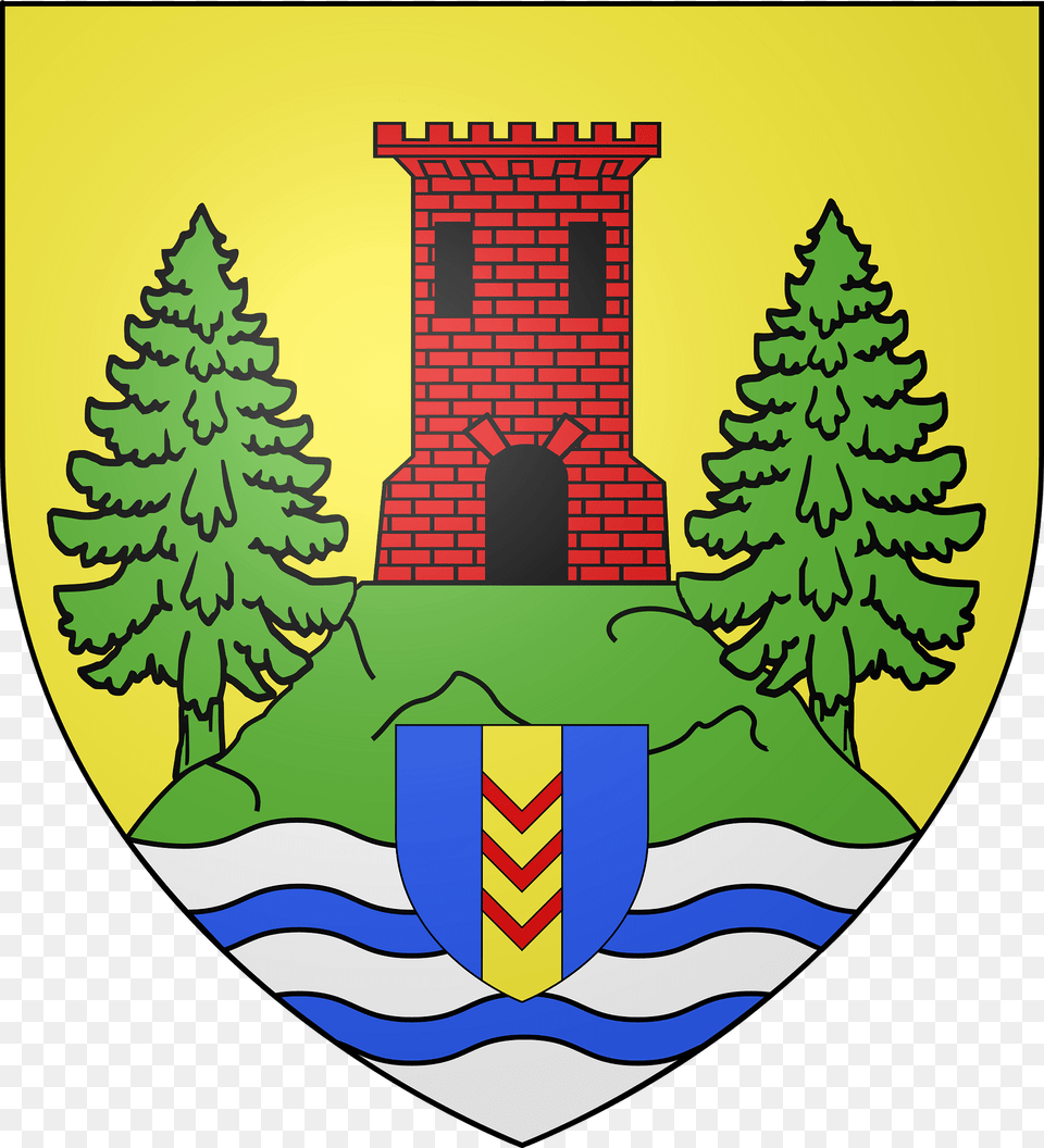 Blason De La Ville De Kruth 68 Clipart, Plant, Tree, Fir, Logo Png Image