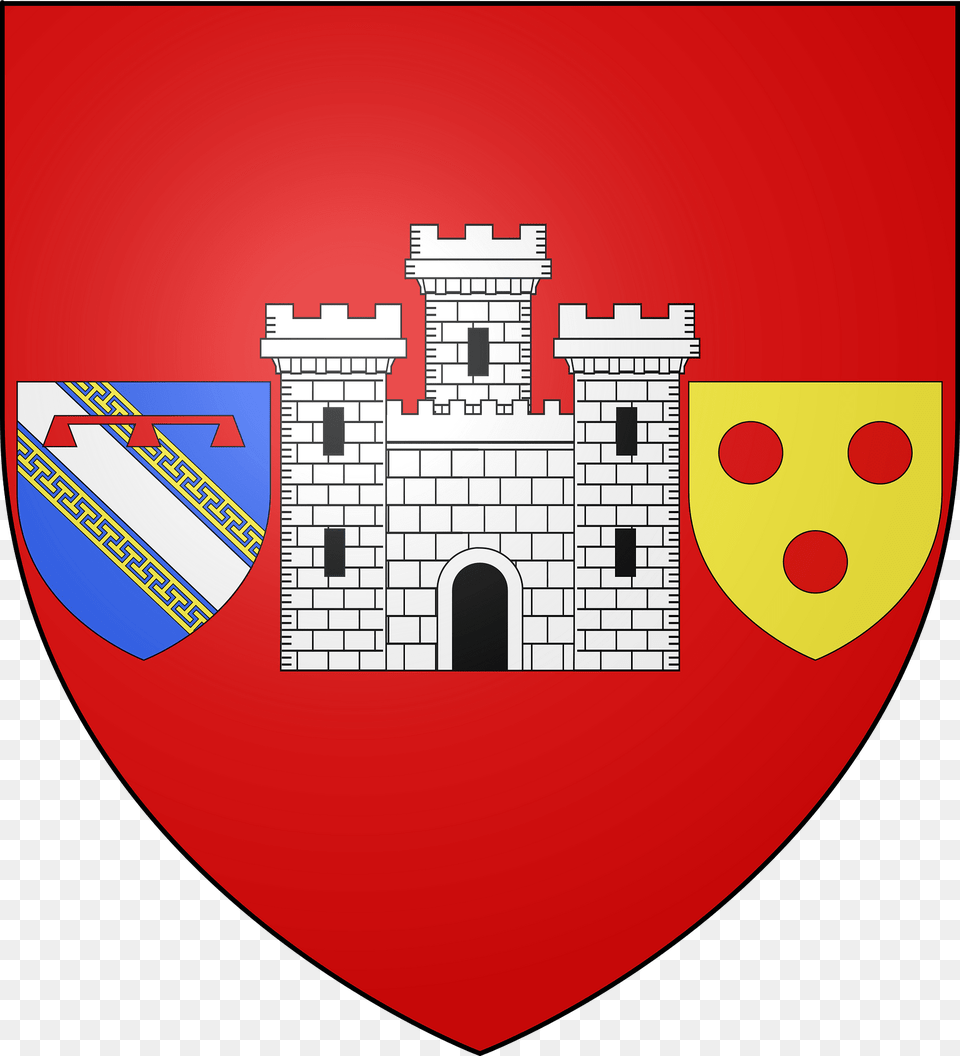 Blason De La Ville De La Fert Loupire 89 Clipart, Armor, Shield Png Image