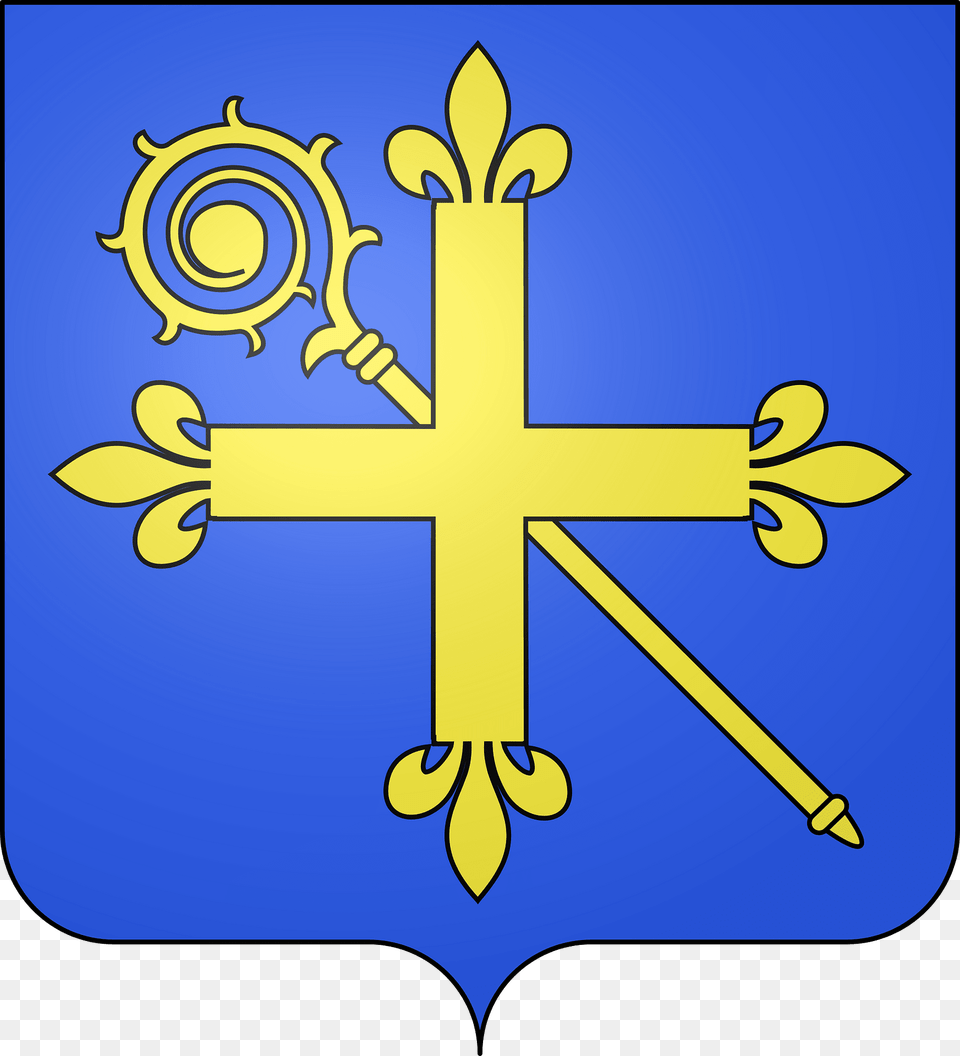Blason De La Ville De Lachalade Meuse Clipart, Cross, Symbol Png