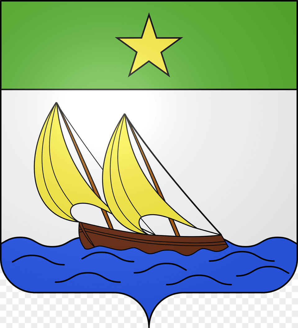 Blason De La Ville De Lamagistre Tarn Et Garonne Clipart, Boat, Sailboat, Transportation, Vehicle Png Image